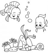 海底世界简笔画之四款可爱的珊瑚鱼