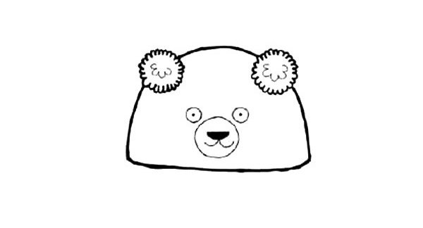 冬天漂亮可爱的帽子简笔画图片