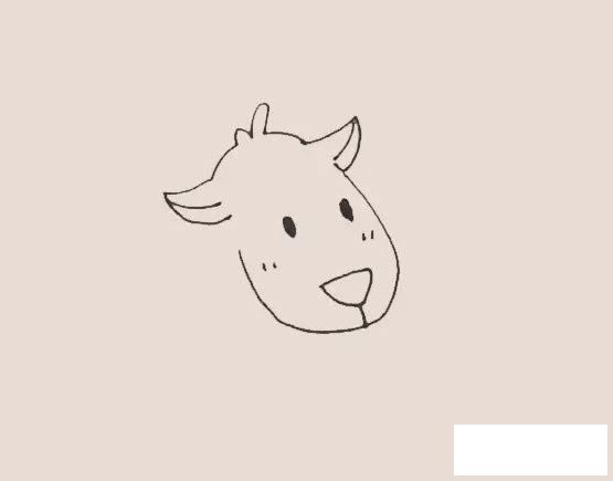 驯鹿简笔画