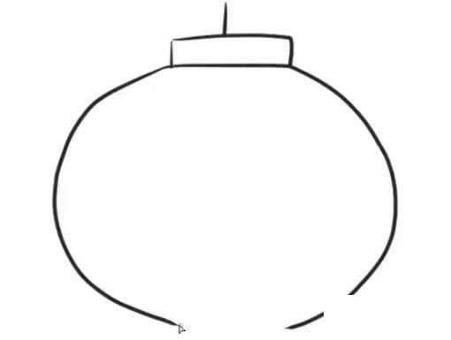 春节灯笼简笔画