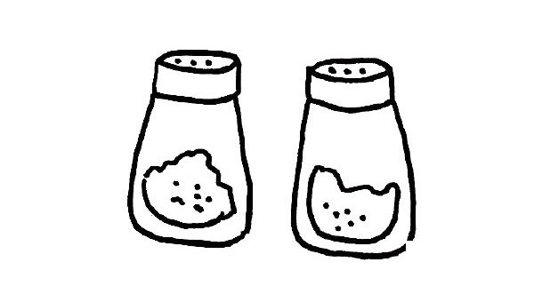 厨房厨具烹饪相关简笔画图片大全