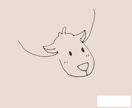 驯鹿简笔画