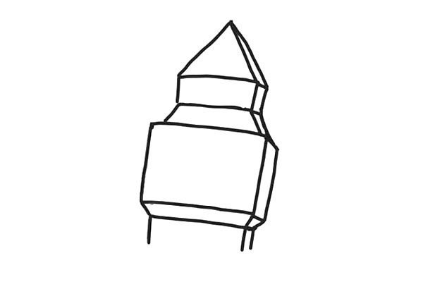 大本钟简笔画