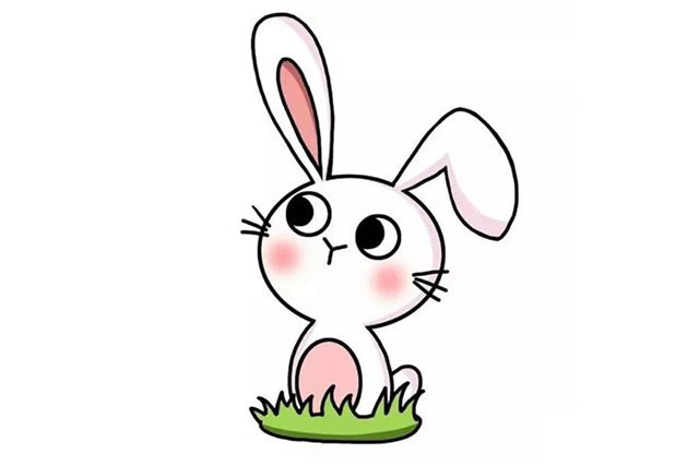 小兔子简笔画