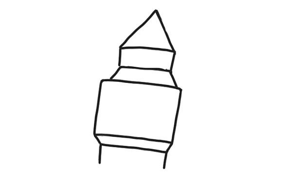 大本钟简笔画