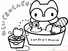 养动物的小房子简笔画