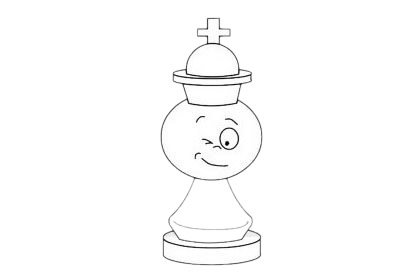 国际象棋简笔画图片大全作品三