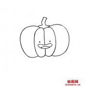 南瓜卡通画法