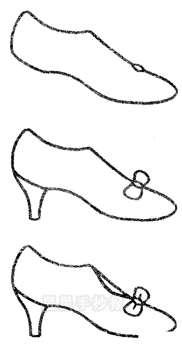 高跟鞋简笔画