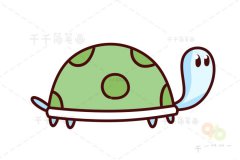 乌龟简笔画 幼儿画动物