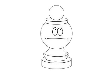 国际象棋简笔画图片大全作品五