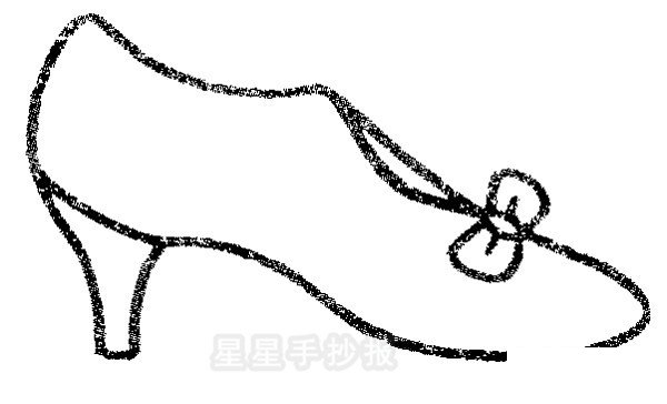 高跟鞋简笔画
