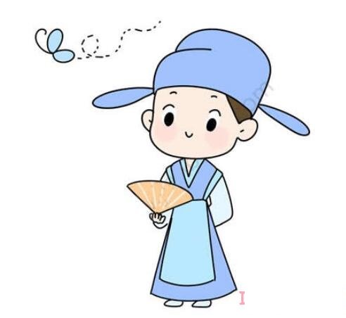 梁山伯怎么画好看_梁山伯简笔画图片