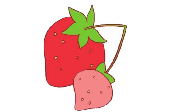 草莓简笔画图片