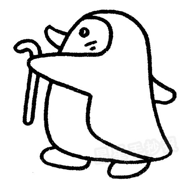 企鹅简笔画