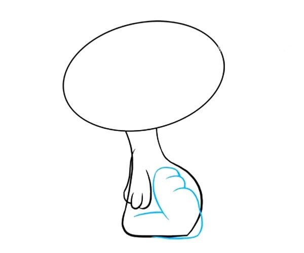 史努比简笔画步骤图