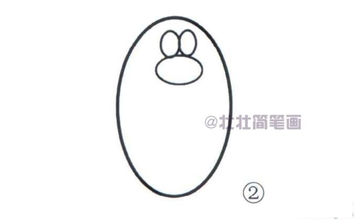 企鹅简笔画画法_怎么画企鹅的简笔画