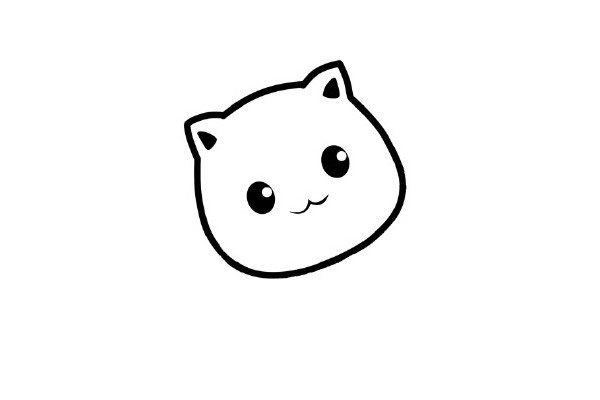 可爱萌小猫咪简笔画
