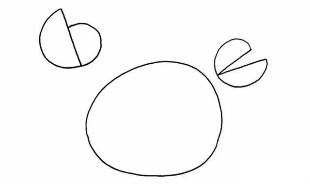 螃蟹简笔画