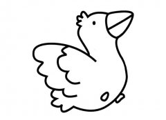 小乌鸦卡通简笔画图片