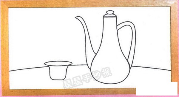 酒壶简笔画