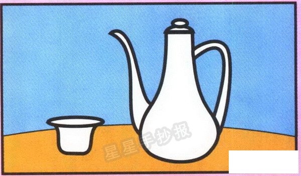 酒壶简笔画