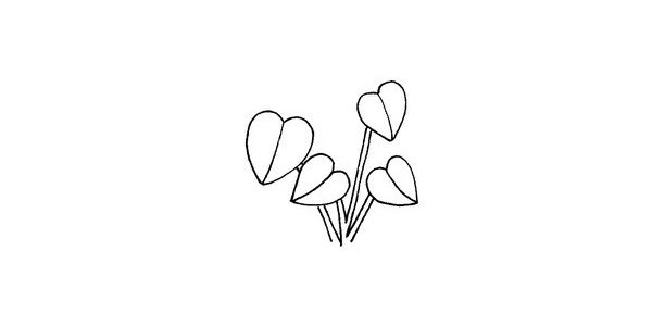 绿萝简笔画