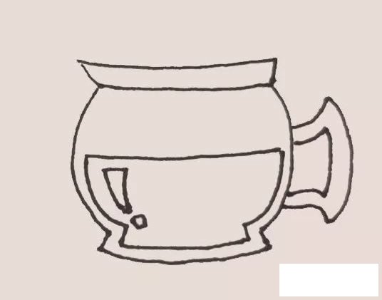 咖啡壶简笔画