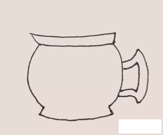 咖啡壶简笔画