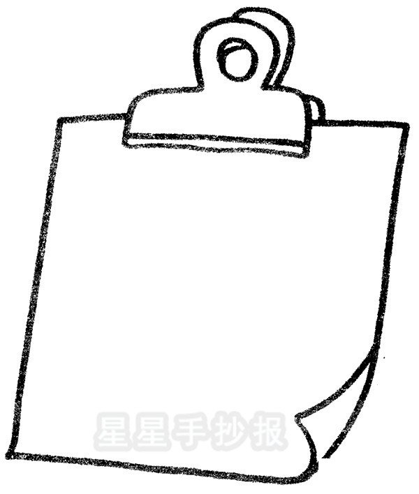 铁夹简笔画