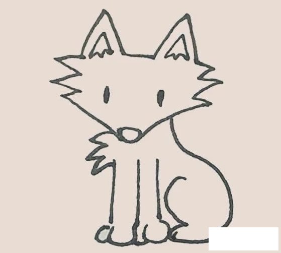 狐狸简笔画