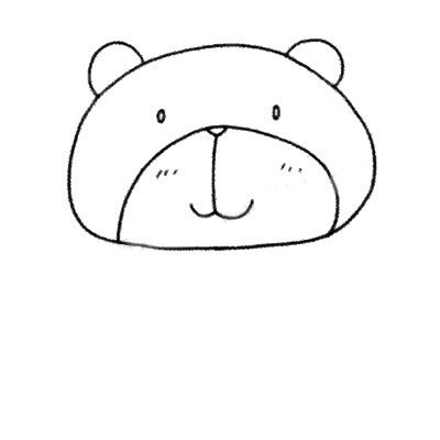小浣熊简笔画