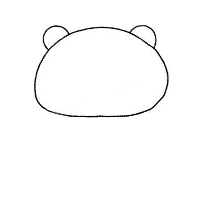 小浣熊简笔画