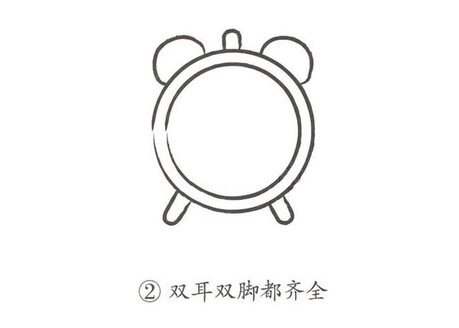 闹钟简笔画图片大全
