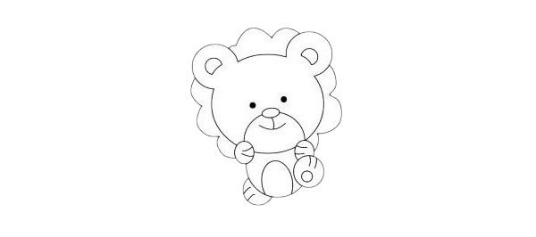 狮子简笔画图片