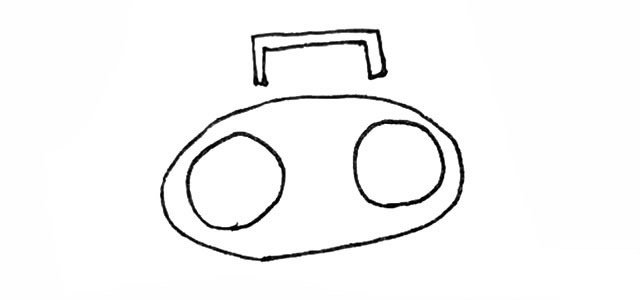 收音机简笔画