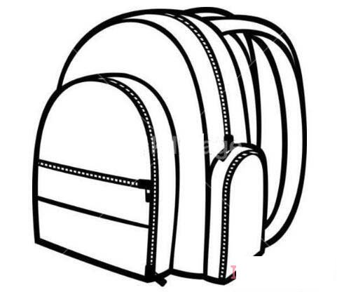 儿童学生书包简笔画怎么画简单漂亮