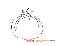 简笔画│好吃的西红柿1