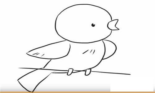 黄鹂鸟怎么画简笔画