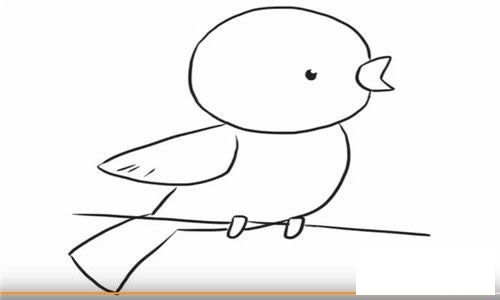 黄鹂鸟怎么画简笔画