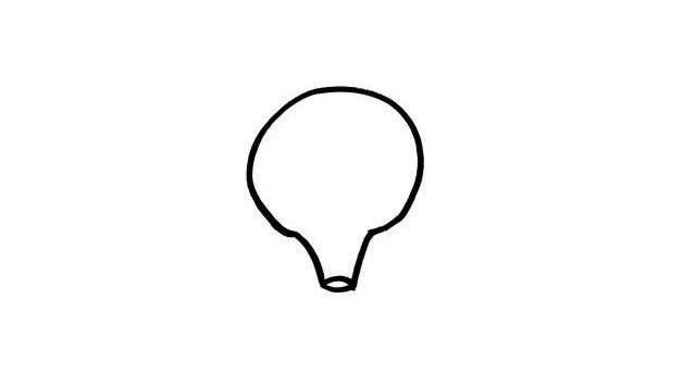 热气球简笔画