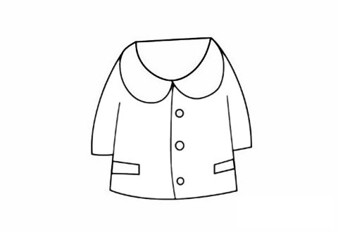 服简笔画图片