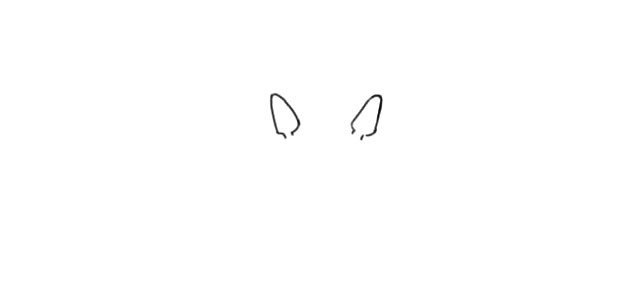 可爱的龙猫简笔画