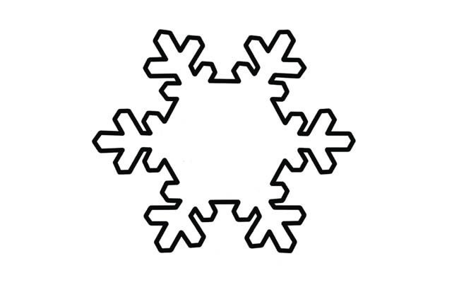 雪花物品简笔画步骤图片大全