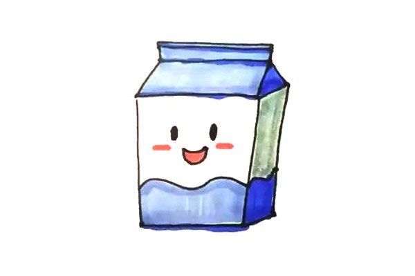 盒装牛奶简笔画