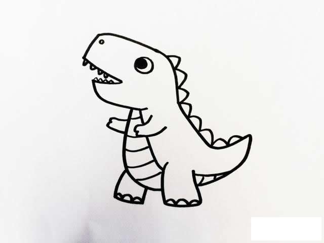 霸王龙简笔画