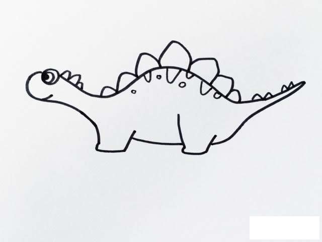 剑龙简笔画