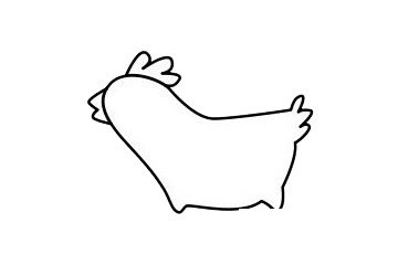 公鸡简笔画图片