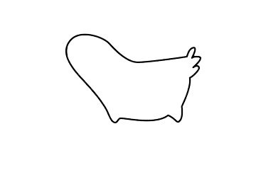 公鸡简笔画图片