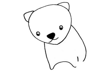 貂简笔画图片
